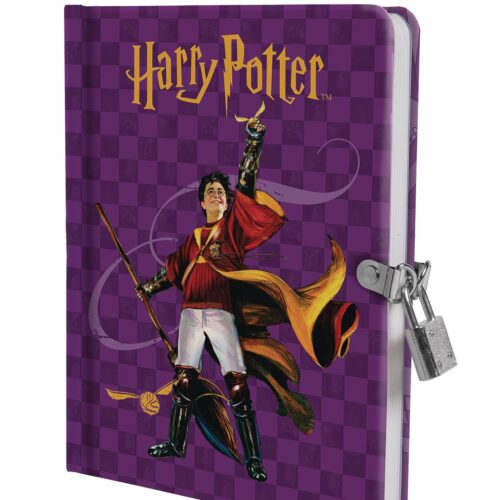 HARRY POTTER QUDDITCH LOCK & KEY DIARY