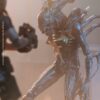 ALIENS BATTLE DAMAGE ALIEN WARRIOR PX 1/18 SCALE FIGURE