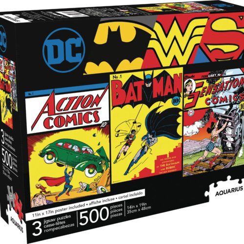 AQUARIUS DC COMICS 500PC 3 IN 1 PUZZLE