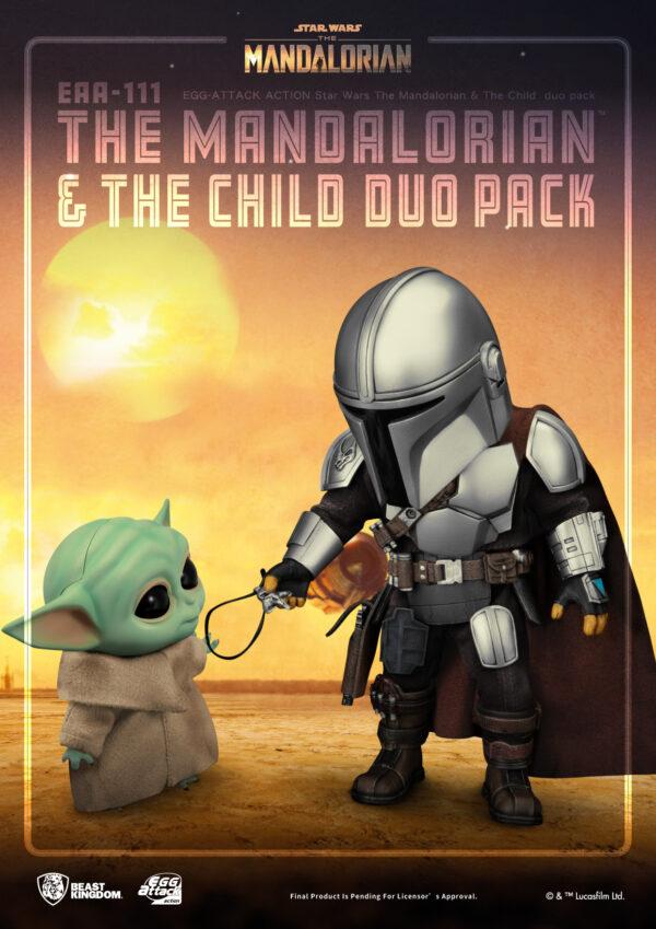 STL179899_2 THE MANDALORIAN EAA-111 MANDALORIAN & THE CHILD DUO AF SET