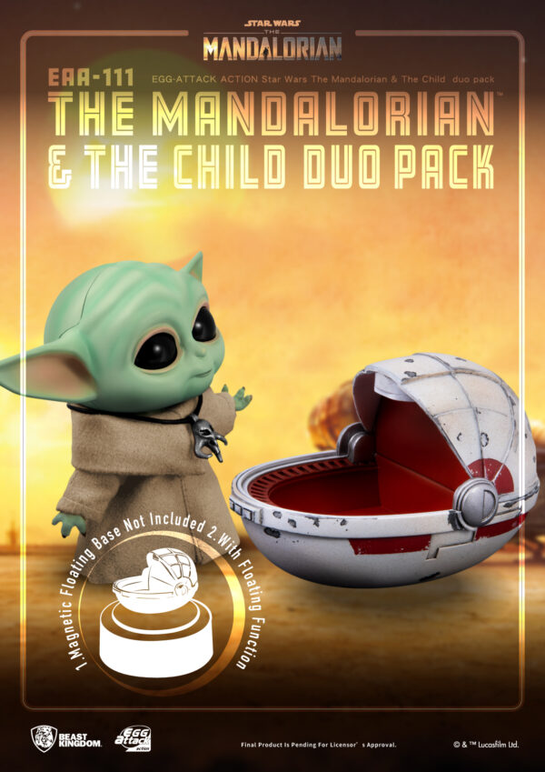 STL179899_3 THE MANDALORIAN EAA-111 MANDALORIAN & THE CHILD DUO AF SET