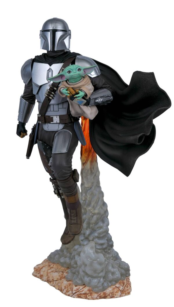 STL180436 STAR WARS MILESTONES MANDALORIAN & CHILD STATUE