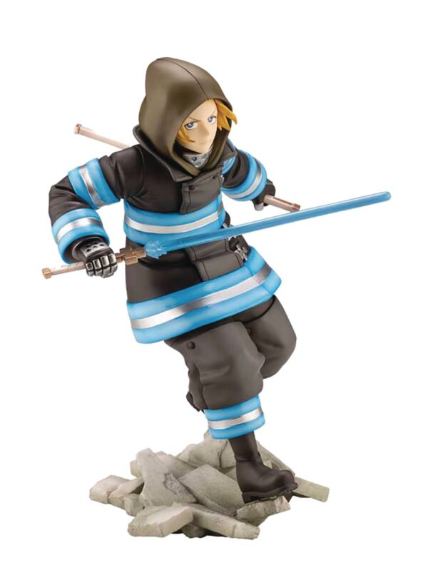 STL181902 FIRE FORCE ARTHUR BOYLE ARTFX J STATUE