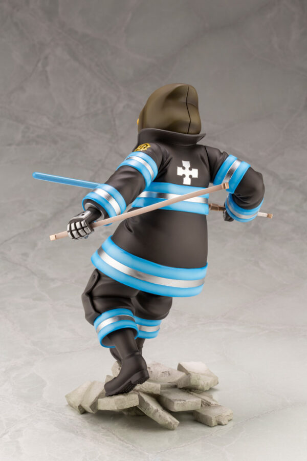 STL181902_4 FIRE FORCE ARTHUR BOYLE ARTFX J STATUE