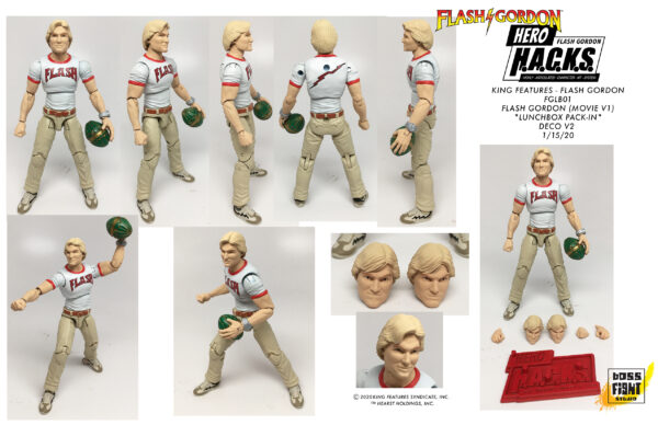STL183839_3 HERO HACKS FLASH GORDON MOVIE FIGURE & LUNCHBOX