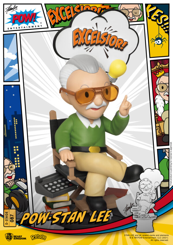 STL186054_3 STAN LEE POW DS-087 D-STAGE SER 6IN STATUE