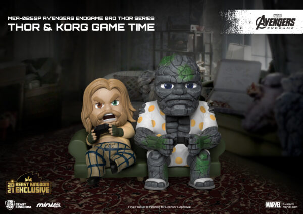 STL186225_1 SDCC 2021 AVENGERS ENDGAME MEA-025 BRO THOR & KORG PX FIG
