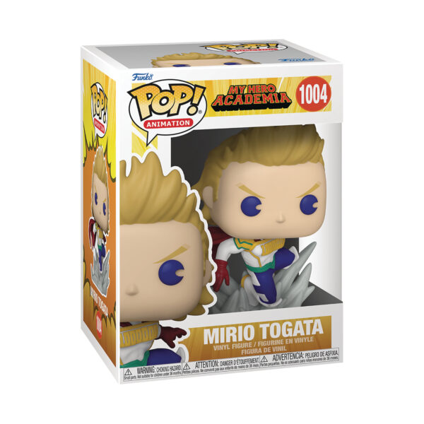 POP ANIMATION HERO ACADEMIA MIRIO IN HERO COSTUME VINYL FIG