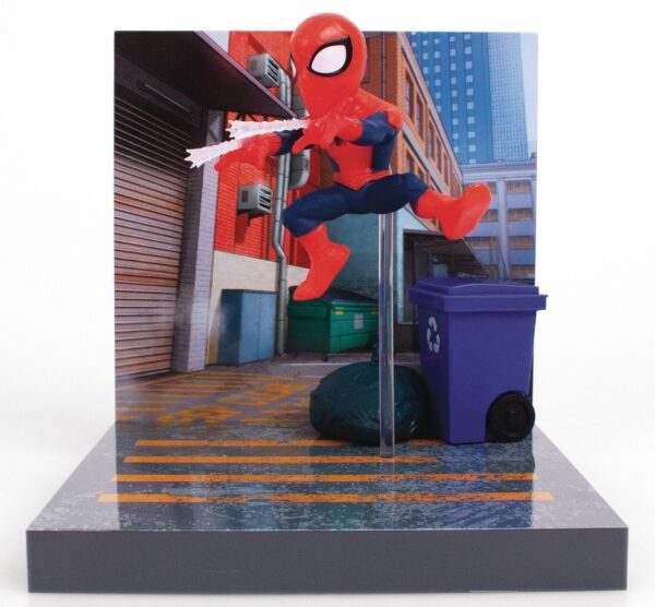 STL189534 SUPERAMA MARVEL SPIDER-MAN FIGURAL DIORAMA