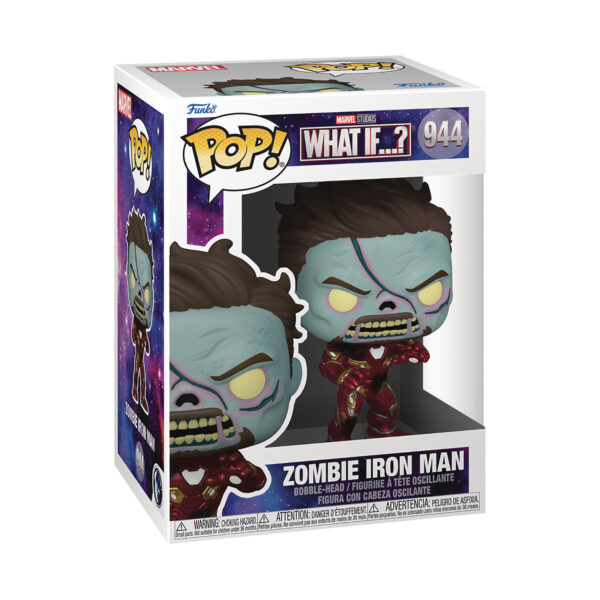 STL189746_1 POP WHAT IF S2 ZOMBIE IRON MAN VINYL FIG