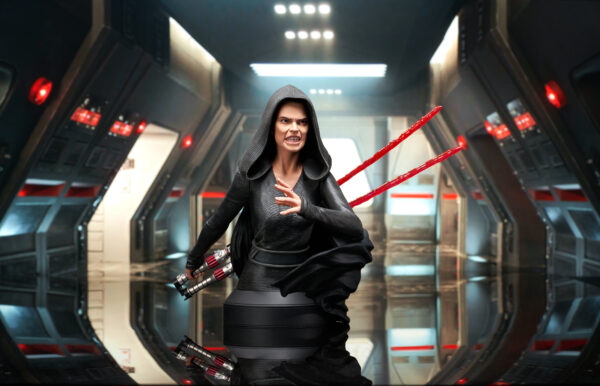 STL190302_1 NYCC 2021 STAR WARS EP9 DARK REY 1/6 SCALE BUST