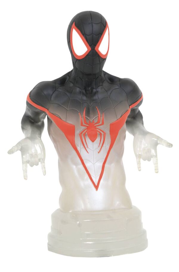 STL191262 SDCC 2021 MARVEL COMIC CAMOUFLAGE MILES MORALES BUST