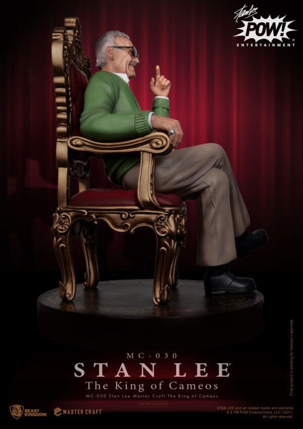STL194527_2 STAN LEE MC-030 THE KING OF CAMEOS MASTER CRAFT STATUE