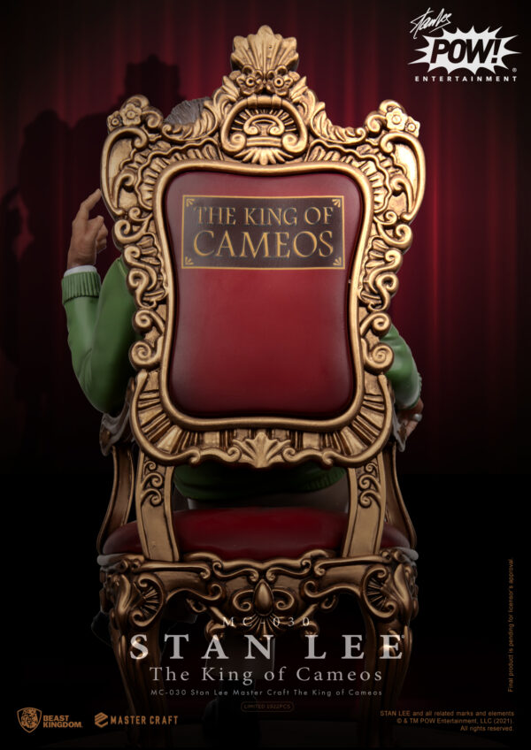 STL194527_3 STAN LEE MC-030 THE KING OF CAMEOS MASTER CRAFT STATUE