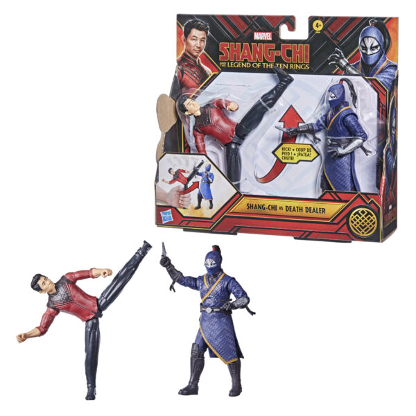 SHANG CHI VS DEATH DEALER 6IN AF 2PK