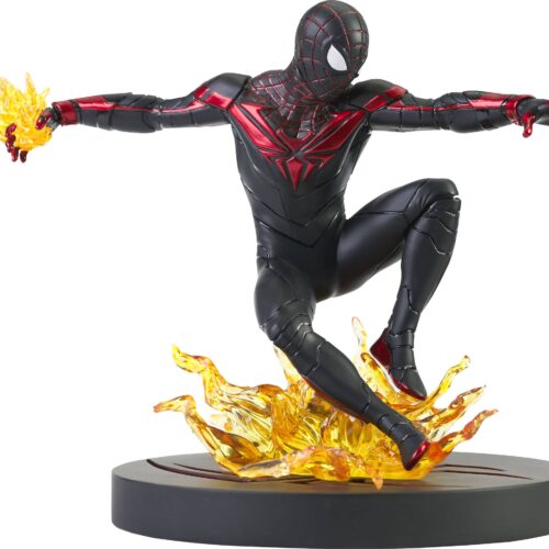 STL195235 MARVEL GALLERY PS5 MILES MORALES PVC STATUE