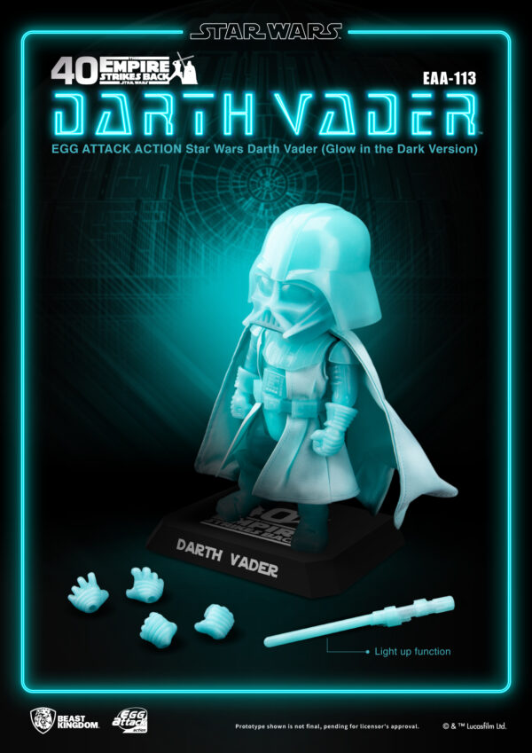 STL195367_2 STAR WARS EAA-113 DARTH VADER AF GLOW IN THE DARK VER