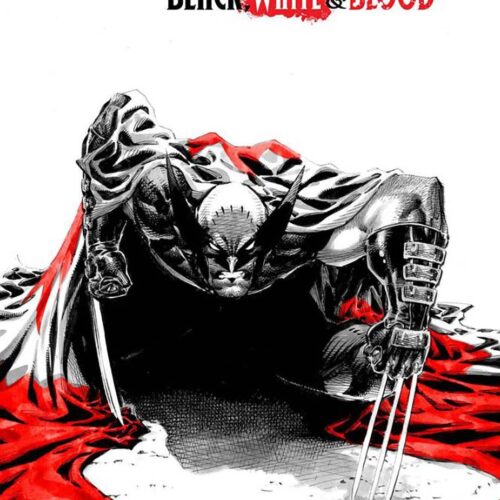 DF WOLVERINE BLACK WHITE BLOOD #1 TAN COMICXPOSURE EXC