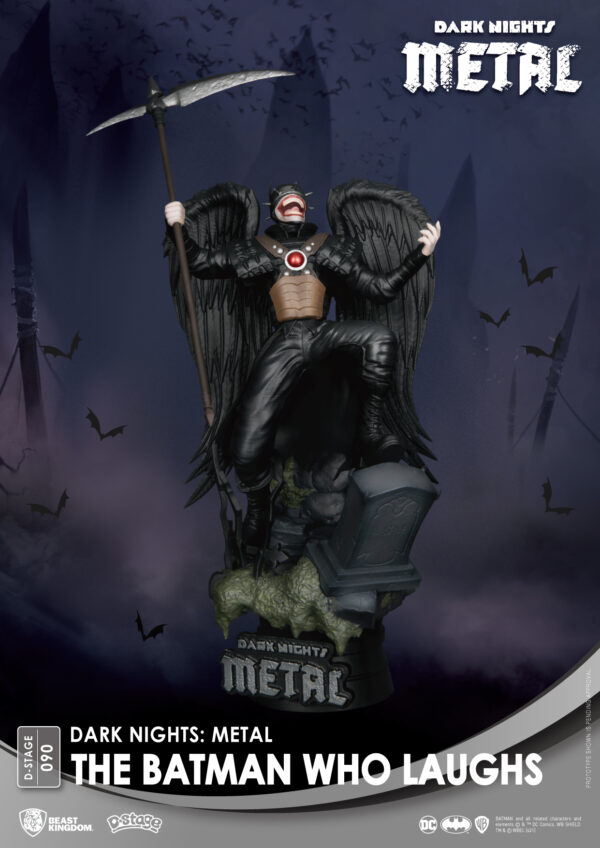 DARK KNIGHTS METAL DS-090 BATMAN WHO LAUGHS D-STAGE 6IN STATUE