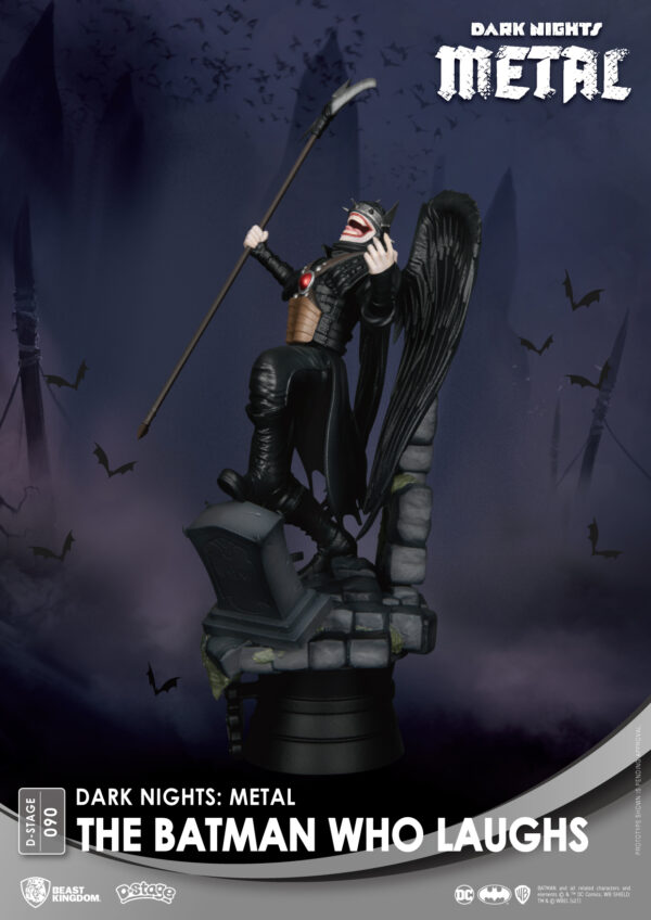 DARK KNIGHTS METAL DS-090 BATMAN WHO LAUGHS D-STAGE 6IN STATUE