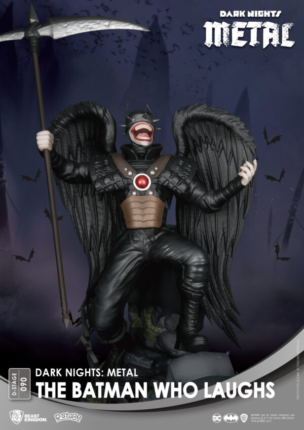 DARK KNIGHTS METAL DS-090 BATMAN WHO LAUGHS D-STAGE 6IN STATUE