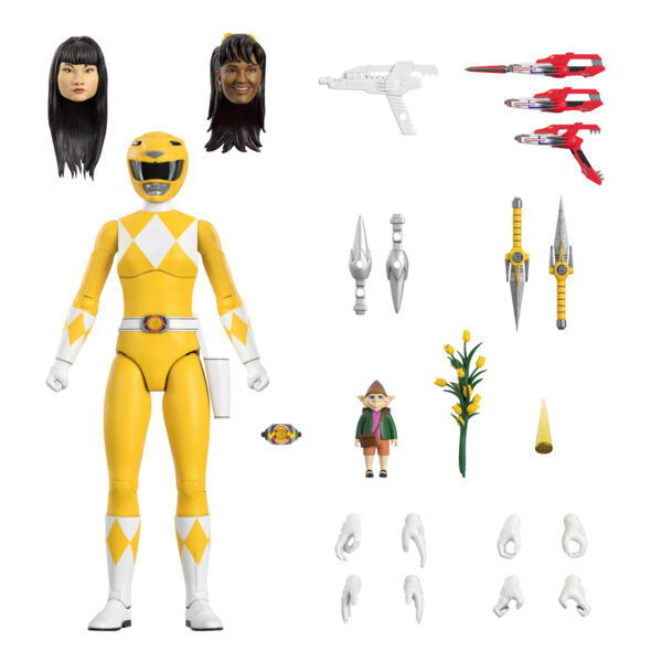 POWER RANGERS ULTIMATES YELLOW RANGER ACTION FIGURE
