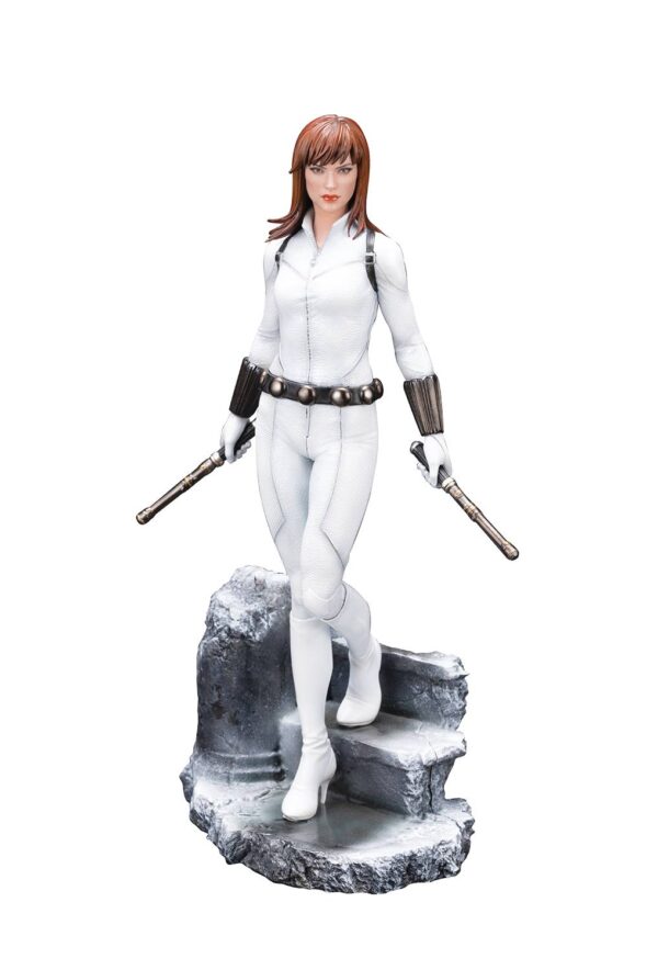STL202484-1 MARVEL UNIV BLACK WIDOW WHITE COSTUME PX ARTFX PREMIER
