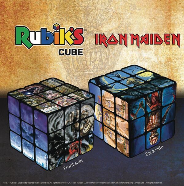 STL204495 RUBIKS CUBE IRON MAIDEN