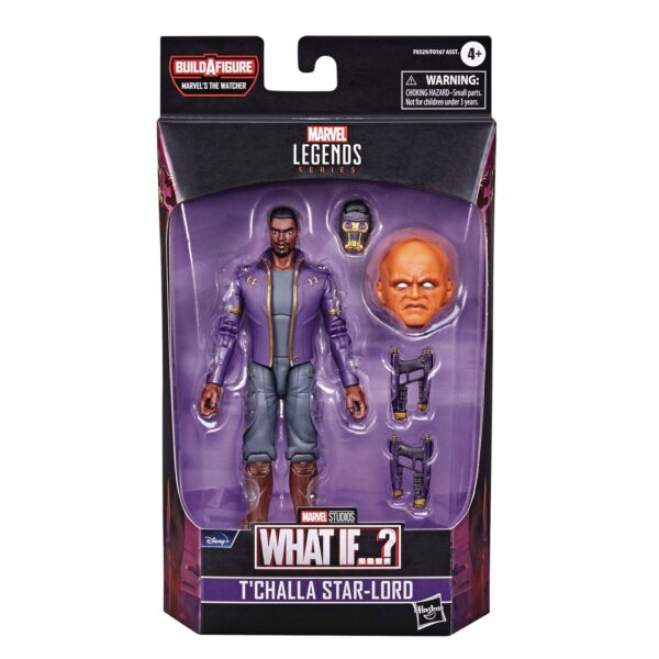STL206410 MARVEL DISNEY PLUS LEGENDS 6IN TCHALLA STARLORD AF