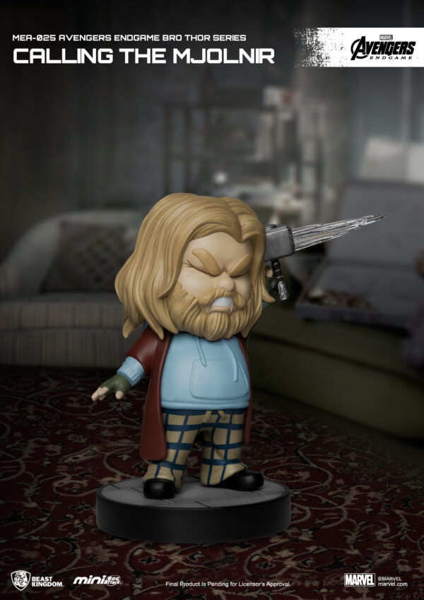 STL206422_3 AVENGERS ENDGAME BRO THOR SER MEA-025 CALLING MJOLNIR FIG