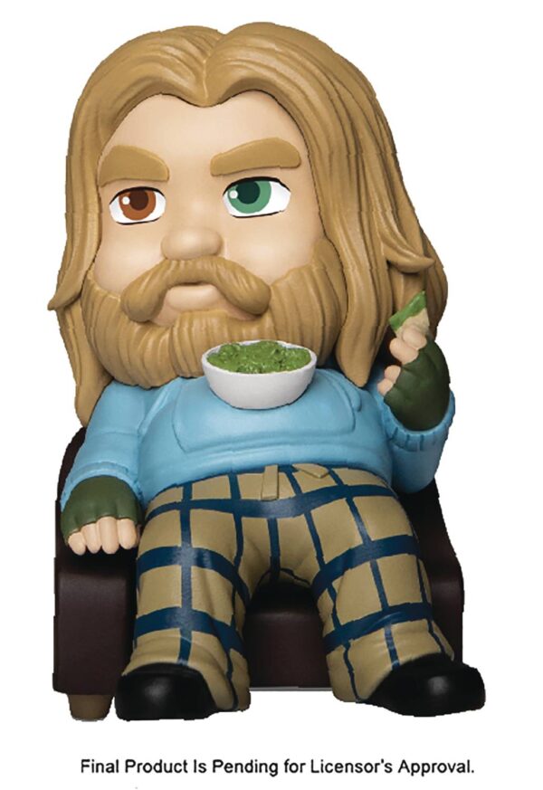 STL206429 AVENGERS ENDGAME BRO THOR SER MEA-025 SNACK TIME FIG