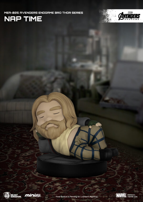 STL206430_2 AVENGERS ENDGAME BRO THOR SER MEA-025 NAP TIME FIG