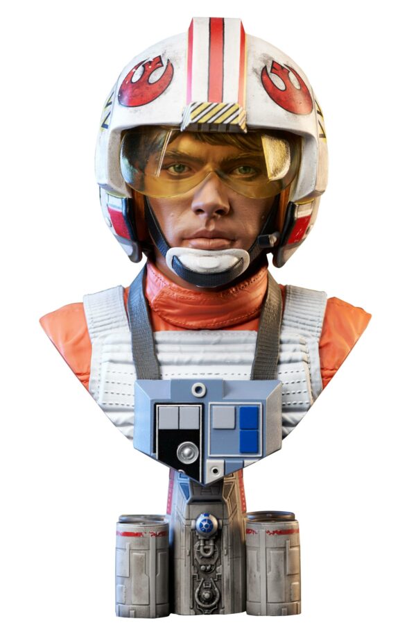 STAR WARS A NEW HOPE L3D PILOT LUKE SKYWALKER 1/2 SCALE BUST