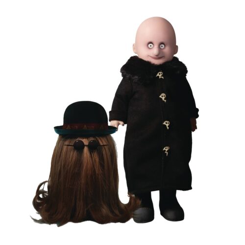 STL207704 LIVING DEAD DOLLS ADDAMS FAMILY UNCLE FESTER & IT DOLL SET