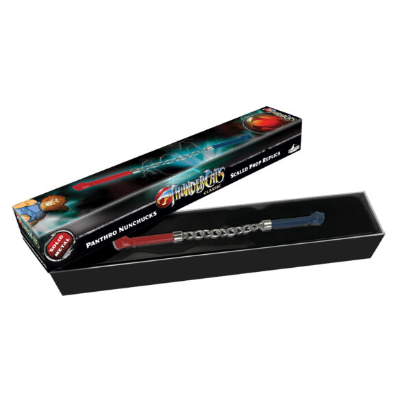 STL208068_2 THUNDERCATS PANTHRO NUNCHUCKS SCALED 6.5IN PROP REPLICA