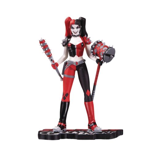 HARLEY QUINN RED WHITE & BLACK BY AMANDA CONNER STATUE