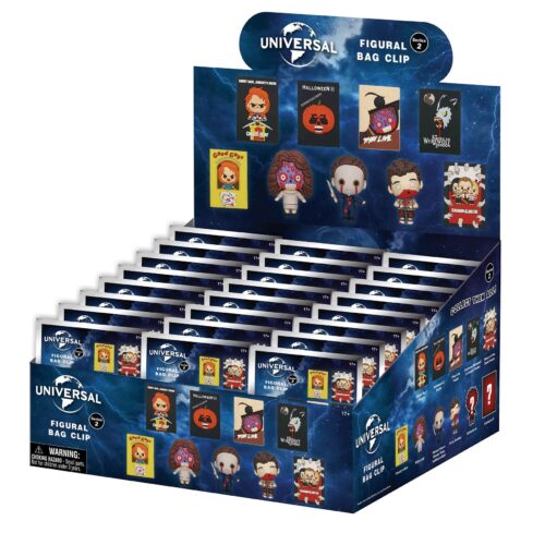STL208866 UNIVERSAL HORROR SERIES 2 24PC 3D FOAM BAG CLIP