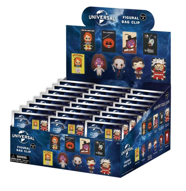 STL208866 UNIVERSAL HORROR SERIES 2 24PC 3D FOAM BAG CLIP