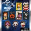 STL208866_2 UNIVERSAL HORROR SERIES 2 24PC 3D FOAM BAG CLIP