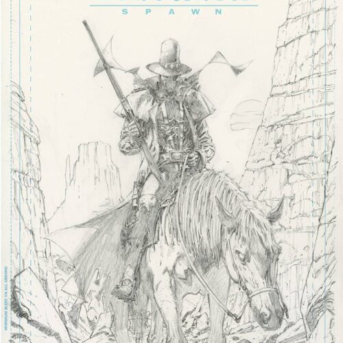 STL210415 GUNSLINGER SPAWN #1 CVR H 50 COPY INCV CAPULLO SKETCH CVR