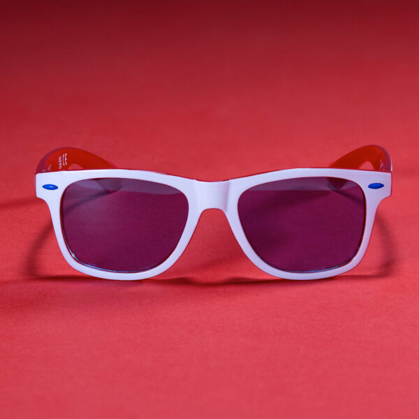 STL211425_3 GHOSTBUSTERS WHITE AND RED SUNGLASSES