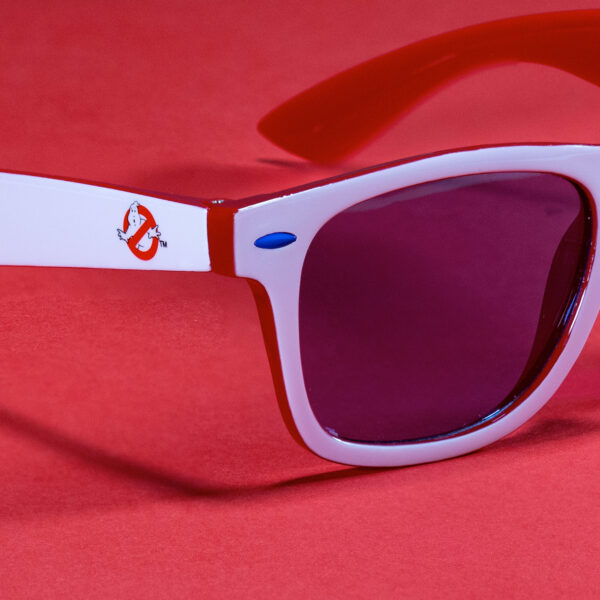 STL211425_4 GHOSTBUSTERS WHITE AND RED SUNGLASSES