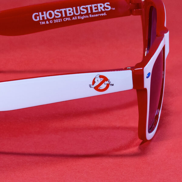 STL211425_5 GHOSTBUSTERS WHITE AND RED SUNGLASSES