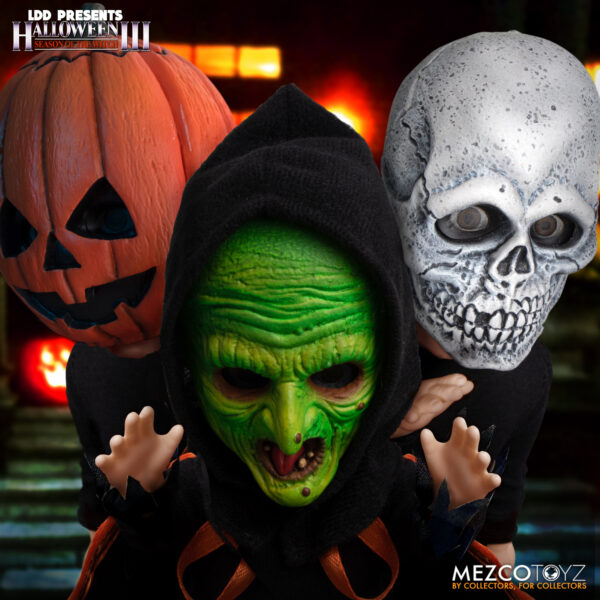 STL214328_3 LIVING DEAD DOLLS HALLOWEEN 3 TRICK-OR-TREATERS BOXED SET