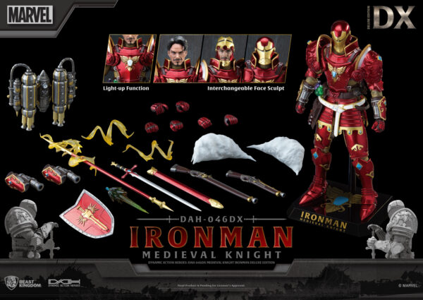 MEDIEVAL KNIGHT IRON MAN DAH-046DX DYNAMIC 8-CTION AF DLX