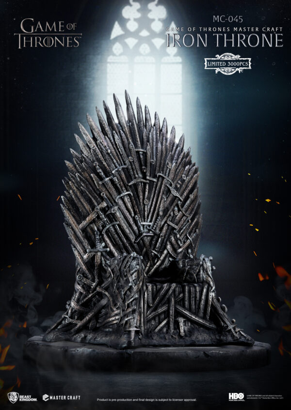 STL216026_2 GAME OF THRONES MC-045 IRON THRONE STATUE