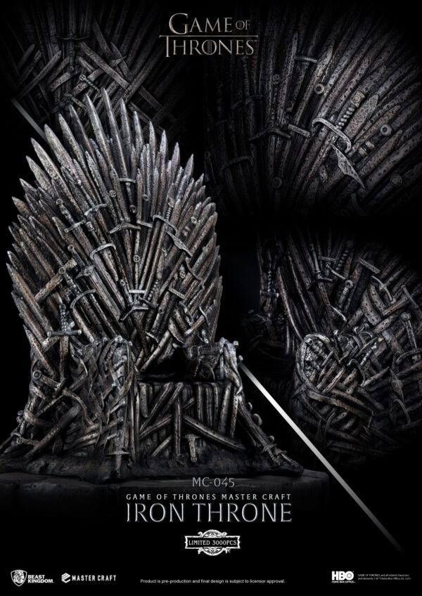 STL216026_3 GAME OF THRONES MC-045 IRON THRONE STATUE
