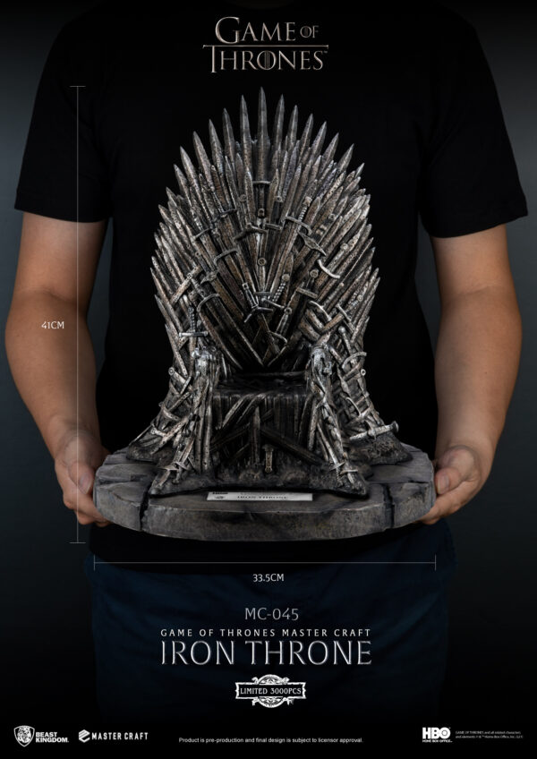 STL216026_4 GAME OF THRONES MC-045 IRON THRONE STATUE