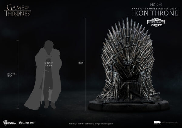 STL216026_6 GAME OF THRONES MC-045 IRON THRONE STATUE