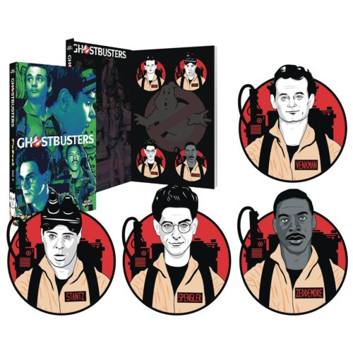 STL216642-1 GHOSTBUSTERS V5 ENAMEL PINS 4PC PINBOOK
